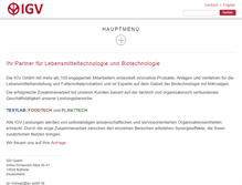 Tablet Screenshot of igv-gmbh.de